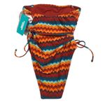 Sports Illustrated Swimsuit Women's XS One Piece Strapless Striped NWT Photo 1