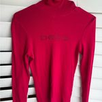 Bebe Women's Red/fuscia pink Turtleneck Top Photo 1