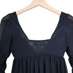 Urban Outfitters Women's S Black Mesh Babydoll Top Photo 5