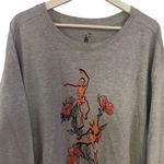 Plus Size 1X Halloween Graphic Tee | Gray Dancing Skeletons Photo 2