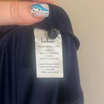 Lulus ✨ Always Yours Navy Blue Floral Print Long Sleeve Skater Sz Medium Dress✨ Photo 8