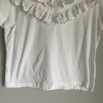 Zimmermann  EMBROIDERED RUFFLE T-SHIRT Photo 4