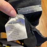 Club Donna Dress Shirt Unisex Button-Front Oversized Embellished Crystal Rhinestone Beads Tunic Camisole Whimsygoth Coastal Western Bling Bling 3/4 sleeves Shiny Photo 4