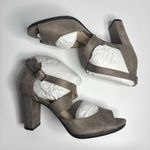 Life Stride  Allison Block Heeled Sandals in Grey Microsuede Photo 7