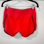 Oiselle  Roga Shorts Red Size 4  Rising Sun Track Star Photo 2