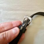 Ralph Lauren Vtg Alligator Sterling Silver Envelope Clutch Bag Crossbody Black Photo 11