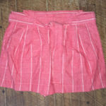 Banana Republic  red and white striped paper bag size 6 shorts Photo 0