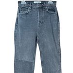 Reformation  Cynthia Patch High Rise Straight Jeans Sz 25 Photo 5