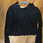 Forever 21 Black cropped dress shirt Photo 3