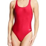 Speedo Woman's Pro LT Super Back Swimsuit Red Size 12 New With Tags Photo 0