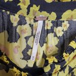 Free People Love Letter Tunic Mini Dress Women's Long Sleeve Yellow Size M Photo 3