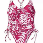 Kona Sol  tropical one piece‎ swimsuit size large Photo 0