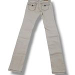 Jake Jeans Size 5 26"x31" Bella Skinny Pant With Heavy Stitch Distressed Stretch Photo 2