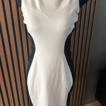 EXPRESS , black and white skinny dress illusion size 4, black and white skinny gi Photo 0