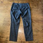Loft Julie size 8 business casual flat front gray slacks Photo 2