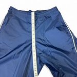 Nike Vintage 90s Unlined Windbreaker Track Pants Women's Medium Blue White Zip Photo 2