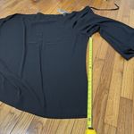 Eileen Fisher  NWT Wrap Front Wide Leg Georgette Silk Black Pants Size 2X $298 Photo 10