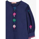 NEW VILAGALLO amber dress in navy Woman’s Size 38 US 6 Blue Photo 8