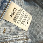 AGOLDE  Women's Recall Light Wash Cut Off High Rise Denim Jean Mini Skirt size 25 Photo 5