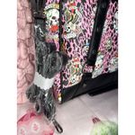 Ed Hardy Viral Rhinestone Studded Cheetah Satchel, Pink/black Photo 4