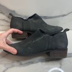 Lucky Brand  Womens Black Leather Block Heel Gerrilyn Ankle Boot Sz 10 Minimalist Photo 5