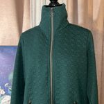 Ruby Rd . Size PM Emerald Green Zipup Photo 1