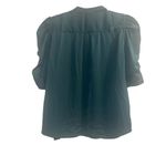 Abercrombie & Fitch ✨ Ruched Sleeve Sz Small Emerald Green Women’s Top✨ Photo 5