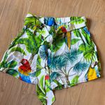 MC2 Saint Barth Tropical Print Women Shorts White Photo 0
