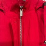 London Fog Vintage Limited Edition Red Hooded Jacket Coat Medium Photo 4