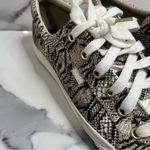 Keds | Women's Cream Black Snakeskin Memory Foam Jump Kick Shoes Sz 11 Photo 2