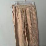 Talbots  Striped Cotton Pants in Pink and Tan. Size Small 4 Photo 3