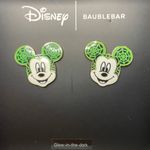 BaubleBar NEW IN BOX Disney x glow in the dark Mickey Mouse statement earrings Photo 1