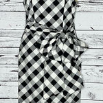 White House | Black Market  NWT Size 2 Picnic Gingham Midi Sheath Dress w/ Bow Belt Photo 0