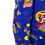 Disney Blue Mickey Mouse Halloween Wrap Tie Back Scrub Medical Top Women Sz XL Photo 3