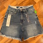 Tinseltown ‎ cut off jean shorts side slit medium wash NWT 0/24 country western Photo 0