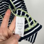 CAbi Women's Maritime Trench Nautical Stripe double Breasted Jacket Sz M Photo 6