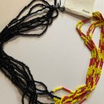 jeans peace woman necklace Yellow Photo 3