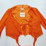 superdown Indy Ruffle Skirt Set in Orange Small Photo 10
