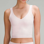 Lululemon  Align Tank Top sports bra Strawberry Milkshake flush pink pastel long Photo 0