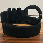 Talbots Vintage  Black Suede Leather Belt Size XL
Made In USA Photo 0