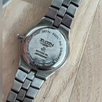 Elgin Ladies Watch Diamond Stainless Bracelet Pearl Dial Gorgeous Photo 5