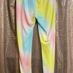 Hurley girls XL pastel pink blue yellow soft leggings, NWT Photo 1