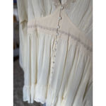 The Clothing Company Coquette Mini Dress Cream Lace Trim Long Sleeve
L Photo 6