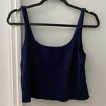 PacSun Kendall And Kylie Royal Blue Ribbed Tank Photo 1