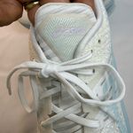 Women's Athletic Shoes in White and Light Blue Size 8.5 Photo 5