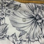 Balance Collection  Black and White Floral Pattern Biker Shorts - Size Small Photo 2