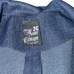 The Petite Concept By Devon Suit Women's 16 Navy Denim Look Union Made USA VTG Blue Size 16P Photo 3