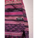 Roxy Pink Purple Aztec Mini Cotton Shorts Size Small Boho Beach Hippie Girly Photo 4