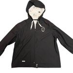 Disneyland Women's Black Full Zip Hooded Lightweight Jacket Size Large Photo 1