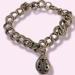 Double link chunky ladybug charm bracelet. New bu Photo 1